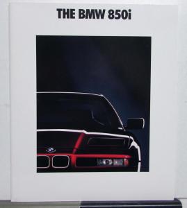 1992 BMW 850i Features Equipment Diagrams Specifications Sales Brochure Original