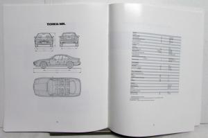 1992 BMW 850i Features Equipment Diagrams Specifications Sales Brochure Original
