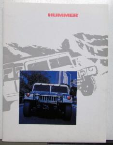 1996 Hummer Wagon Hard Open Top Feature Exterior Interior Options Sale Brochure