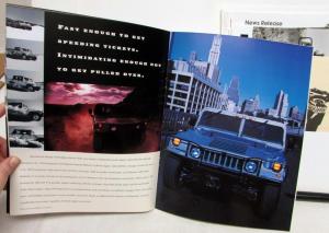 1996 Hummer Wagon Hard Open Top Feature Exterior Interior Options Sale Brochure