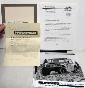 1996 Hummer Wagon Hard Open Top Feature Exterior Interior Options Sale Brochure