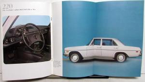 1973 Mercedes-Benz Sales Brochure - 220D 220 280 280C