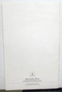 1973 Mercedes-Benz Sales Brochure - 220D 220 280 280C