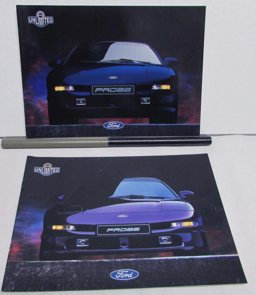1995 1996 Ford Probe Features Specifications Color Options Sales Brochure GERMAN