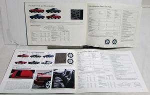 1995 1996 Ford Probe Features Specifications Color Options Sales Brochure GERMAN