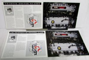 1991 Ford Probe GT Features Specifications Colors Options Brochure GERMAN FRENCH