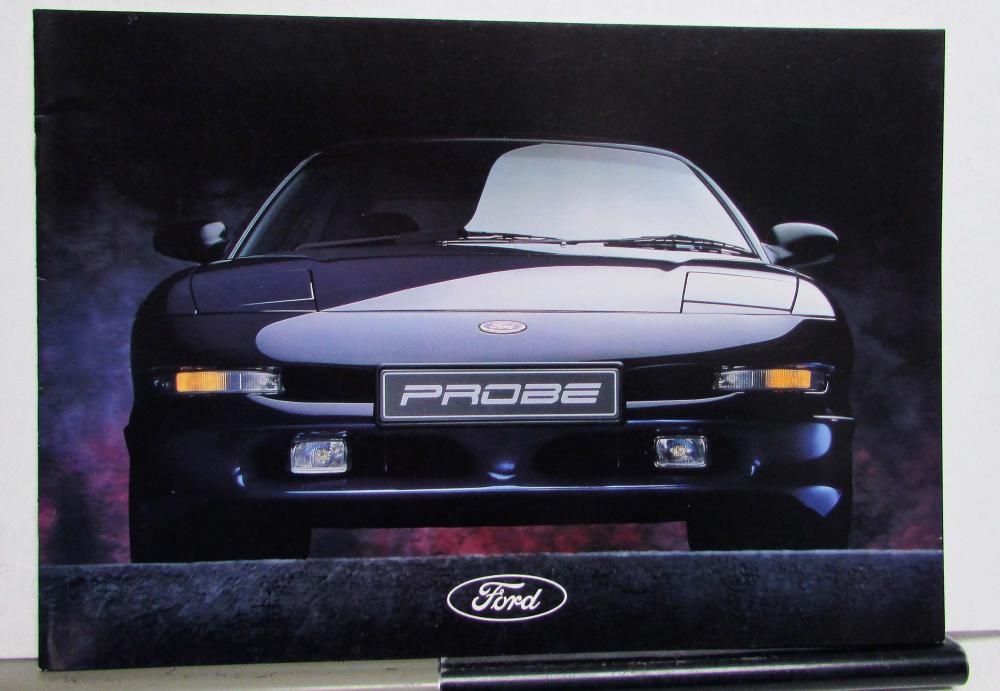 1994 Ford Probe Features Specification Color Option Brochure UNITED KINGDOM 3/94