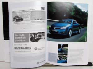 2007 Vauxhall Tigra Color Options Specifications Features Brochure UK