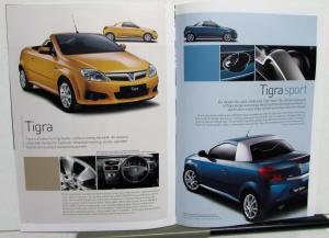 2007 Vauxhall Tigra Color Options Specifications Features Brochure UK