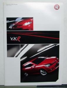 2005 Vauxhall VXR Color Options Specifications Features Brochure UK Second Ed