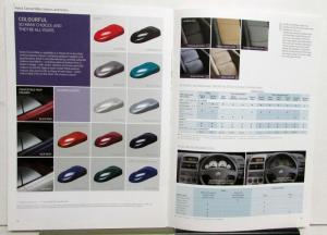 2005 Vauxhall Astra Convertible Color Option Spec Feature Brochure UnitedKingdom