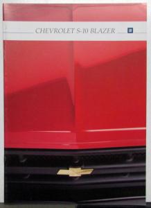 1992 Chevrolet S-10 Blazer Color Ordering Codes Specs Diagrams Brochure German