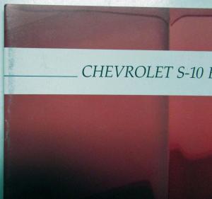 1992 Chevrolet S-10 Blazer Color Ordering Codes Specs Diagrams Brochure German