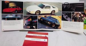 1992 Pontiac Firebird Color Ordering Codes Specs Brochure Dutch German Text