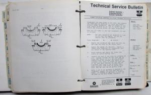 1980-83 Chrysler Dodge Plymouth Dealer Technical Service Bulletins Car Truck