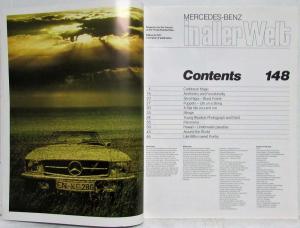 1977 Mercedes-Benz Magazine in aller Welt for Friends of 3-Pointed Star - No 148