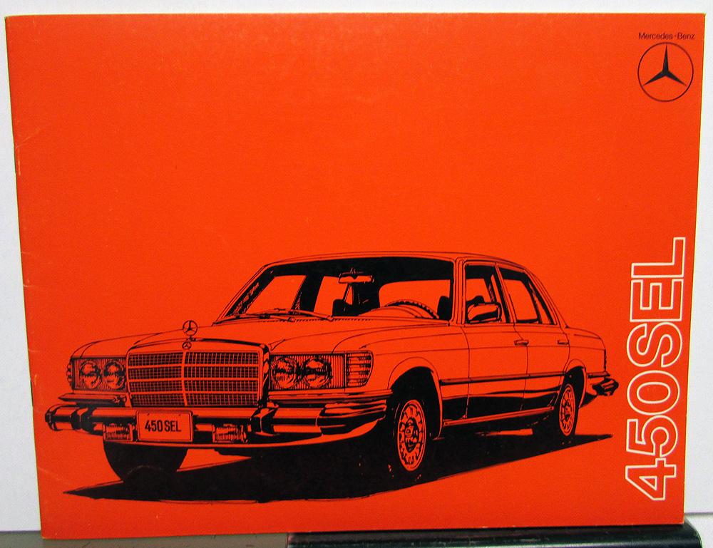 1977 Mercedes-Benz 450SEL Dealer Salesmans Car Introductory Guide
