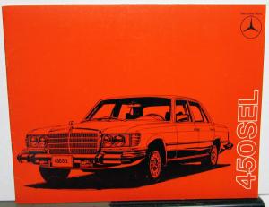 1977 Mercedes-Benz 450SEL Dealer Salesmans Car Introductory Guide
