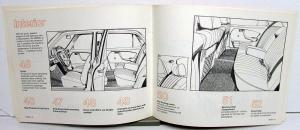 1977 Mercedes-Benz 450SEL Dealer Salesmans Car Introductory Guide