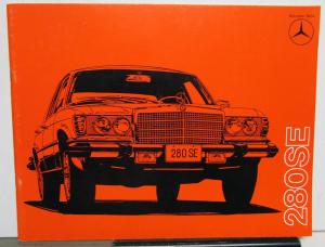 1977 Mercedes-Benz 280SE Dealer Salesmans Car Introductory Guide