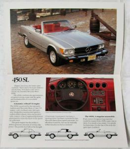 1978 Mercedes-Benz Full Line Small Flip-Up Sales Brochure