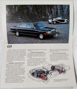 1978 Mercedes-Benz Full Line Small Flip-Up Sales Brochure