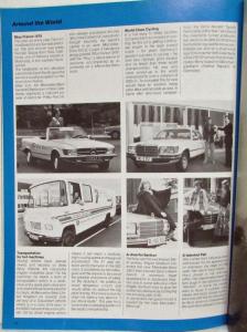 1978 Mercedes-Benz Magazine in aller Welt for Friends of 3-Pointed Star - No 154