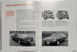 1978 Mercedes-Benz Dealer Salesmans Car Introductory Guide 230 240 300 280 450