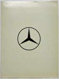 1978 Mercedes-Benz One of a Kind American Mercedes Press Kit
