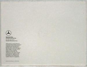 1979 Mercedes-Benz Full Line Large Sales Brochure