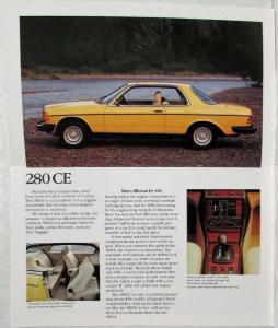 1980 Mercedes-Benz Flip-Up Sales Brochure 240 280 300 450