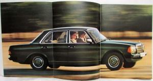1980 Mercedes-Benz 200D 240D 300D Sales Brochure - German Text
