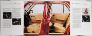 1980 Mercedes-Benz 200D 240D 300D Sales Brochure - German Text