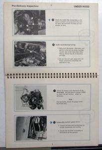 1975 Chrysler Plymouth Dodge Dealer Pre-Delivery Procedures & Inspections Manual