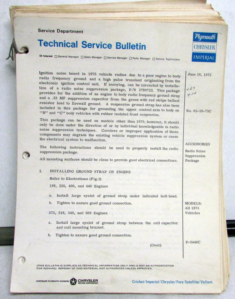 2017 CHRYSLER 300 TECHNICAL SERVICE BULLETINS visual data 7