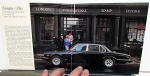 1986 Jaguar Sales Brochure XJ6 Series III Vanden Plas XJS From Detroit Auto Show