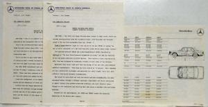 1981 Mercedes-Benz Media Information Press Kit 240 280 300 380 Series