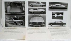 1981 Mercedes-Benz Media Information Press Kit 240 280 300 380 Series