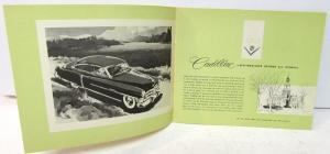 1950 Cadillac Series 61 62 60 Special Fleetwood 60 Special Sales Brochure Orig
