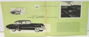 1950 Cadillac Series 61 62 60 Special Fleetwood 60 Special Sales Brochure Orig