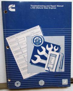 1997 Cummins Troubleshooting Repair Shop Manual L10G Natural Gas Engines