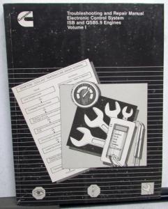 1999 Cummins Troubleshooting Repair Shop Manual Electronic Control ISB QSB5.9
