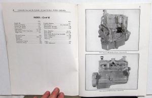 1955 Cummins Operation & Maintenance Manual H HS HR HRS NH NHS NHH NHRS NT NRT