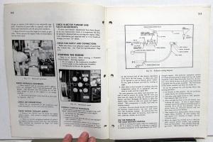 1959 Cummins Operation Owners Manual H & NH Series Diesel Engines