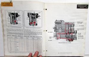 1960 Cummins Operation & Maintenance Owners Manual J Series Diesel Engines