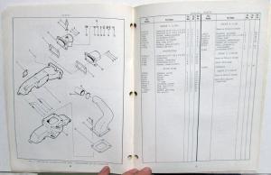 1966 Cummins Parts Catalog Book Model C-105 C-140 Diesel Engines Bulletin 967093