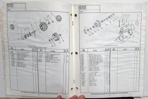 1969 Cummins Parts Catalog Book Model NH-5.5 Inch Bore 855 Series Diesel Engines