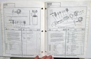 1969 Cummins Parts Catalog Book Model NH-5.5 Inch Bore 855 Series Diesel Engines