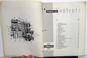 1960 Cummins Parts Catalog Book Model C-160 C-175 C-180 Diesel Engines 966793-A