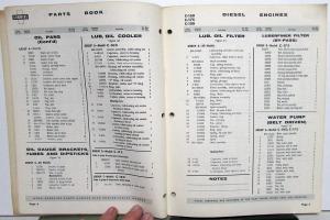 1960 Cummins Parts Catalog Book Model C-160 C-175 C-180 Diesel Engines 966793-A